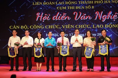 Cụm thi đua số 8 LĐLĐ thành phố Hà Nội tổ chức thành công Hội diễn văn nghệ cán bộ, Công chức, viên chức lao động năm 2023.
