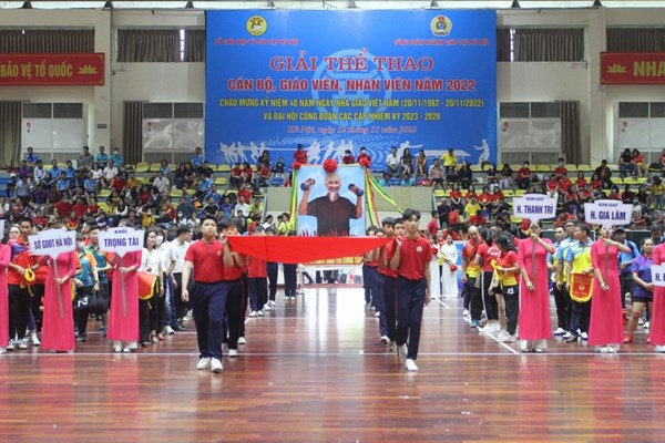 Giải Thể thao CBGV,NV ngành GDĐT Hà Nội năm 2022